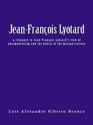 cover image of Jean-François Lyotard